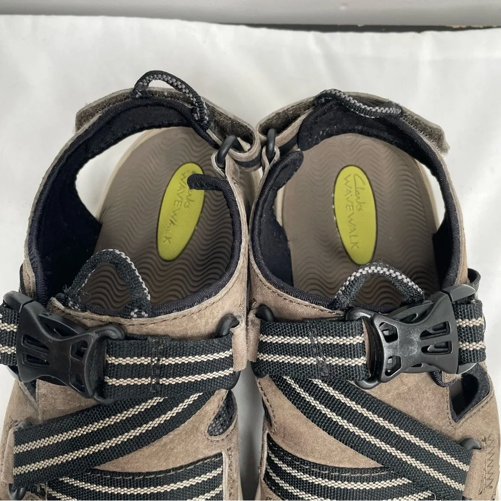 CLARKS MENS WAVEWALK SANDALS Size 9